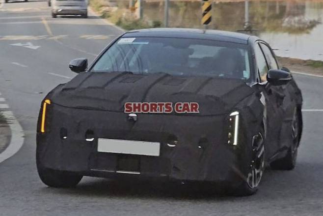 기아 'K8 페이스리프트' 테스트카 (출처 : 숏카)