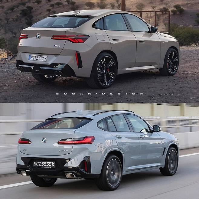 사진 : BMW X4 풀체인지 상상도 (출처=Sugar Design)