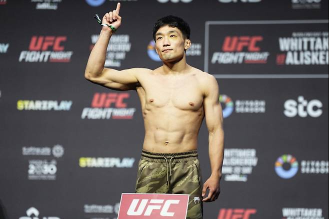 계체 통과한 이창호. 사진=UFC