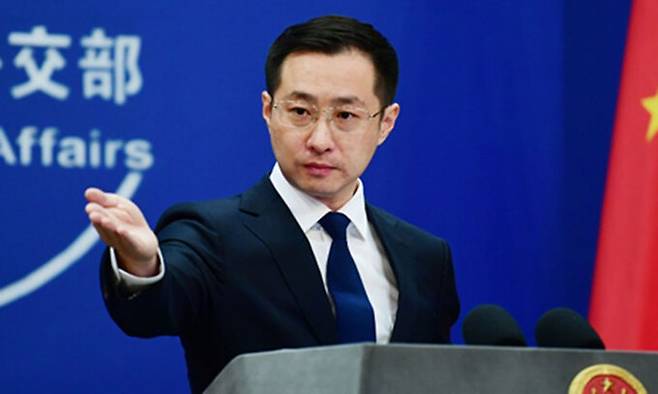 린젠 중국 외교부 대변인. 중국 외교부 제공