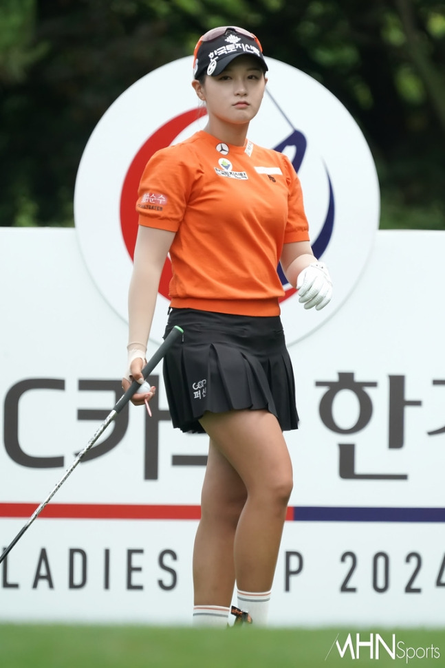 박현경이 23일 끝난 KLPGA 투어 BC카드 한경레이디스컵에서 우승을 차지했다.