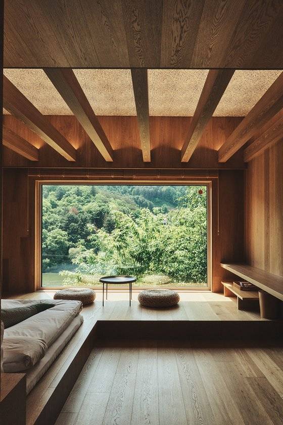 모자이크 노일의 한적함을 제대로 보여주는 공간.