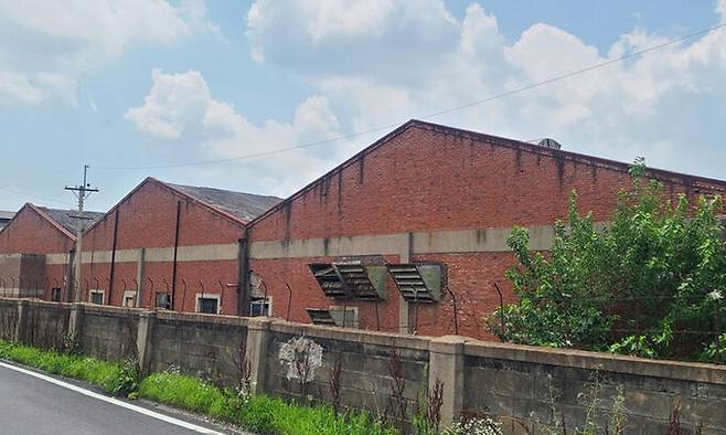 충남 예산군 옛 충남방적 전경. 예산군 제공