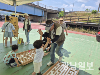 나주 남평면에서 진행된 너랑 나랑 함께 놀이 행사 장면.