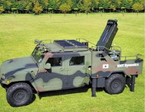 소형전술차량(LTV) 탑재형 120mm 박격포체계.  SNT다이내믹스 제공