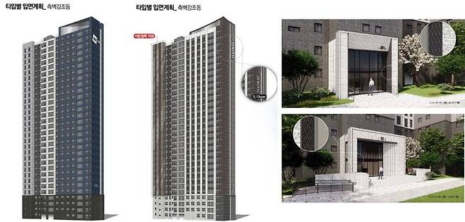 [서울=뉴시스] 두산건설은 자사 브랜드인 We’ve(위브)와 Zenith(제니스) 패턴 디자인을 개발해 디자인 등록을 완료했다고 24일 밝혔다. 사진은 외벽 및 필로티에 적용한 예시. (사진=두산건설 제공) 2024.06.24 photo@newsis.com *재판매 및 DB금지 *재판매 및 DB 금지