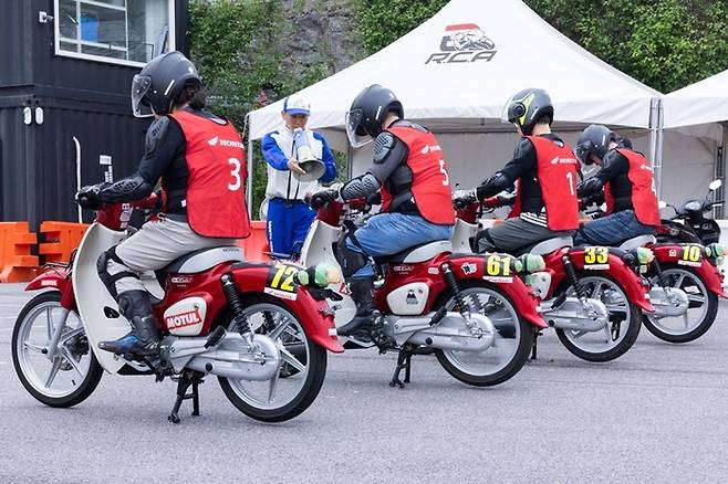 혼다 모터사이클 안전 교육 [사진제공=혼다코리아]