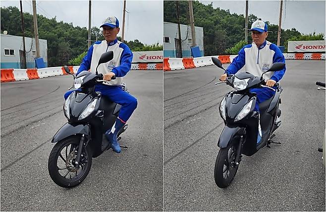 김선수 혼다코리아 매니저가 안전교육을 진행하고 있다. [사진촬영=최기성 매경닷컴 기자]
