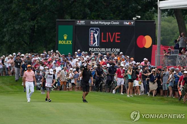 2023년 로켓 모기지 클래식 경기 모습 [게티이미지/AFP=연합뉴스. 자료 사진]