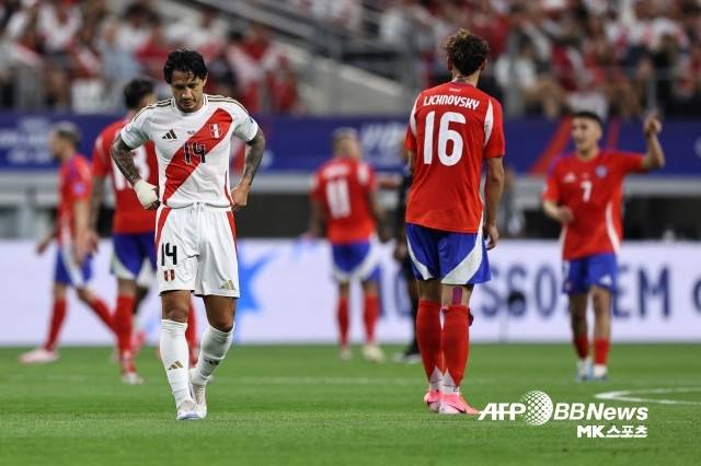 페루-칠레, 헛심 공방 끝에 0-0 무승부...거칠고 뜨거웠지만 실속은 없었다 [코파 2024 ]