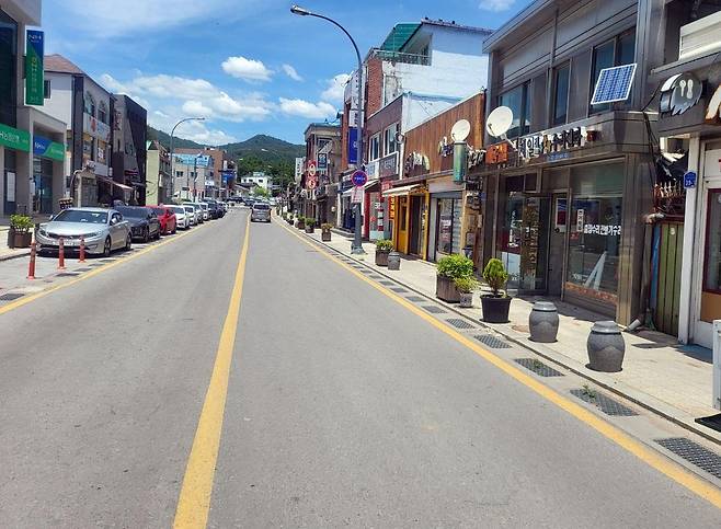 장성동 일대 거리 [촬영 이상학]