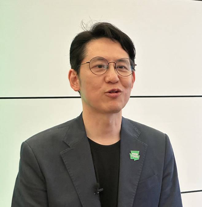 김준구 네이버웹툰 대표 (사진=김상윤 특파원)