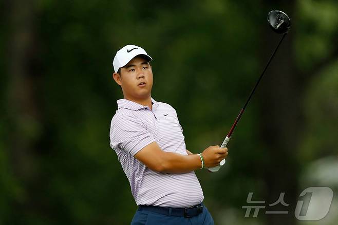 미국프로골프(PGA) 투어의 김주형. ⓒ AFP=뉴스1