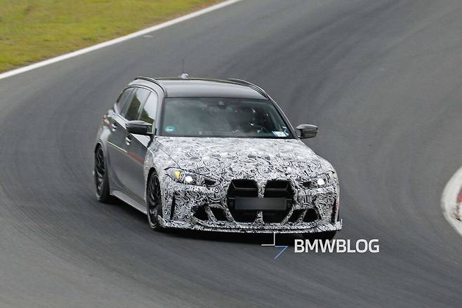 사진 : BMW M3 CS 투어링 테스트카 (출처=BMW Blog/Baldauf)