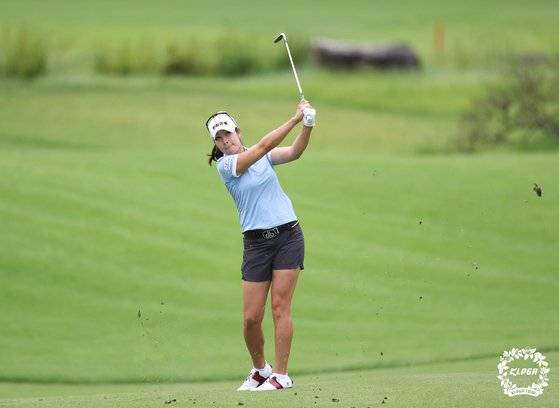 지난해 한화 클래식에 출전한 김아림. 사진 KLPGT
