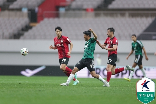 FC서울과 전북 현대의 경기 모습/한국프로축구연맹