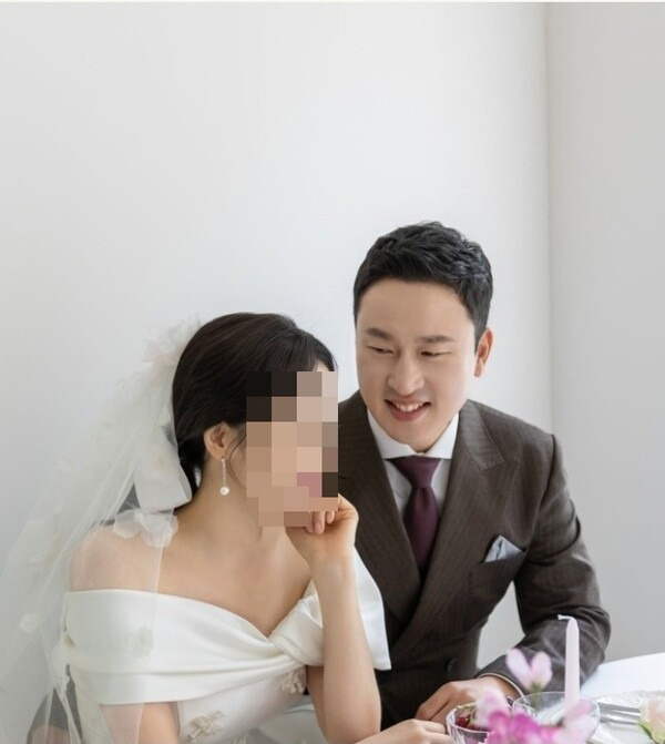 ▲ 6월 22일 결혼한 김승현 웨딩사진.