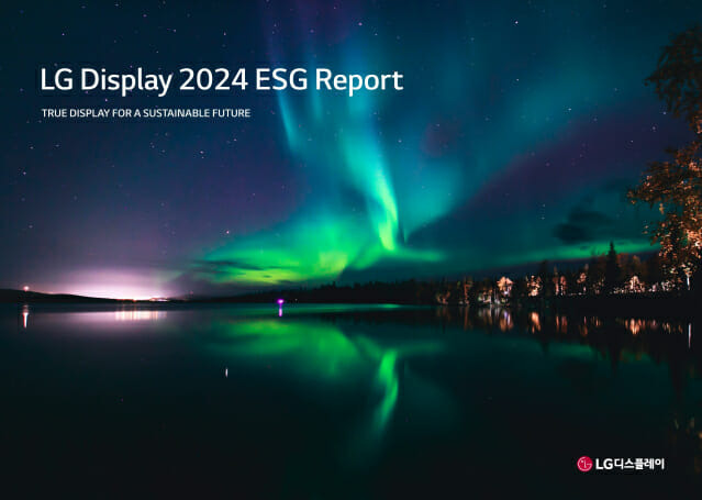 LG디스플레이가 발간한 ‘2024 ESG 리포트’ 이미지(사진=LG디스플레이)