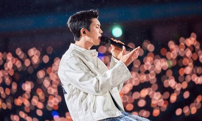 가수 임영웅 콘서트. 물고기뮤직 제공