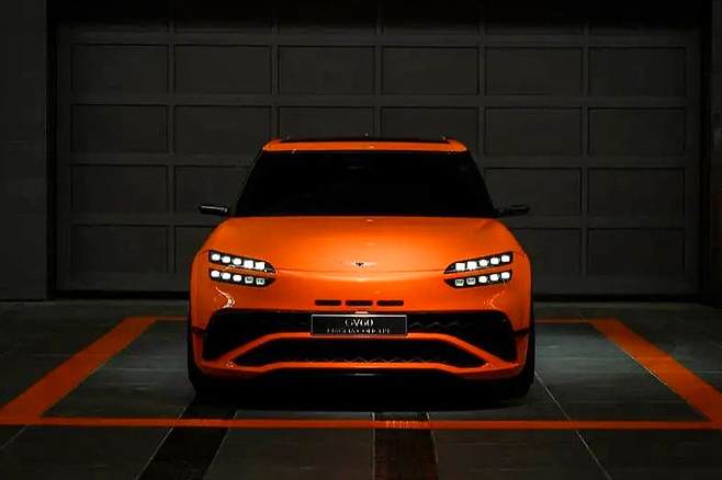 제네시스 GV60 마그마 콘셉트 정면