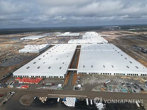 공사중인 현대차 미국 전기차 전용공장 [미국 조지아 주지사실 제공. 재판매 및 DB 금지]