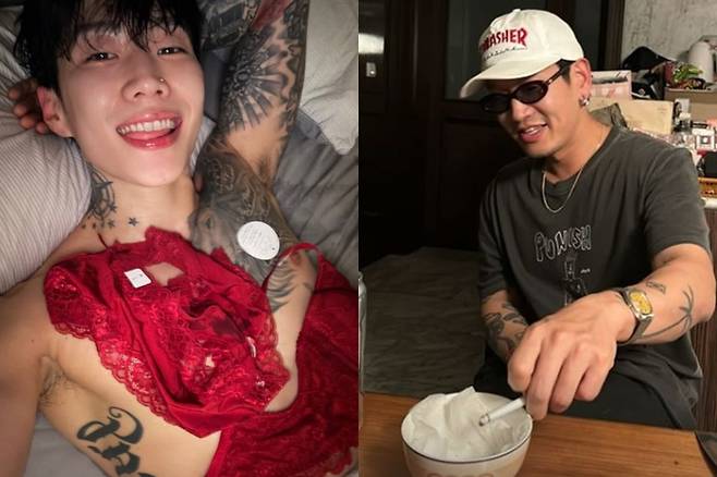 박재범, 뱃사공/ 사진=박재범 온리팬스/카더가든 SNS 갈무리