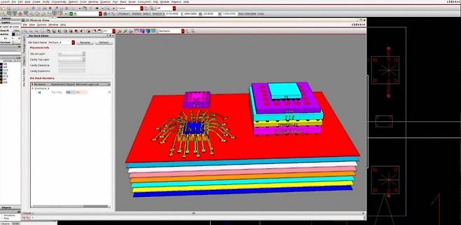 케이던스 툴 시연 모습 / 케이던스