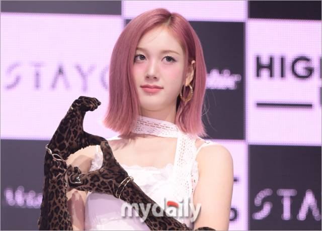 스테이씨 첫 번째 정규앨범 '메타모르픽(Metamorphic)' 발매 기념 쇼케이스. / 한혁승 기자(hanfoto@mydaily.co.kr)