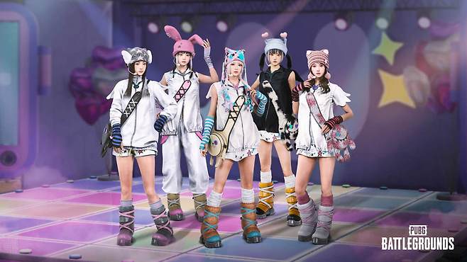 PUBG x 뉴진스 컬래버레이션(크래프톤 홈페이지 갈무리)