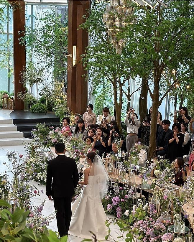 김성은이 결혼식을 올린 소감을 밝혔다.사진-=김성은 SNS