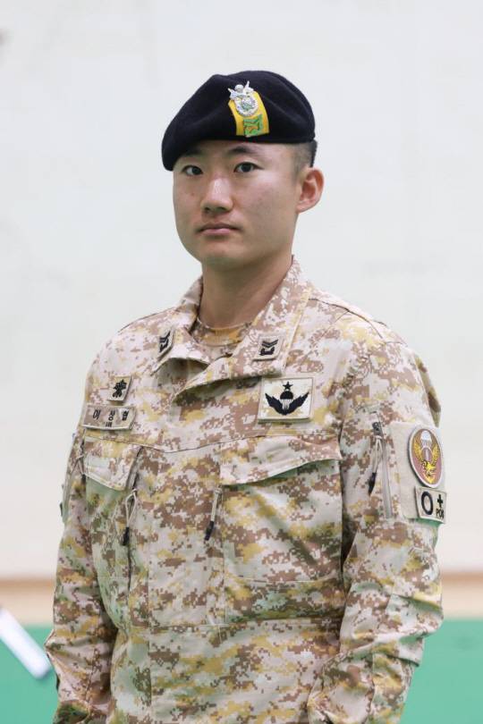 3대가 군 간부로 복무한  병역명문가 출신 아크부대 특수전 2팀 이상협 중사. 국방일보 제공
