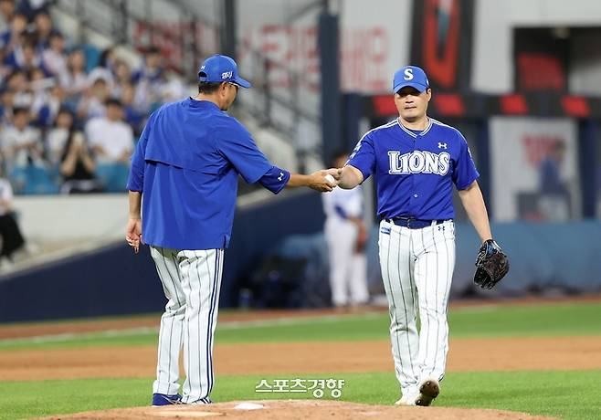 최강 불펜이 왜 이러나···또 흔들리는 삼성 필승계투조[스경x현장]