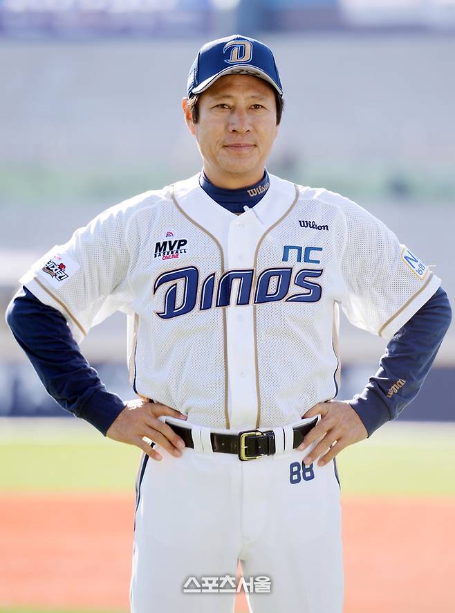 NC 수석코치 시절 양승관 코치. 사진 | 스포츠서울DB