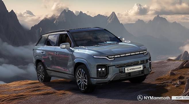 사진 : KGM 토레스 쿠페 예상도 (출처=NYMammoth)