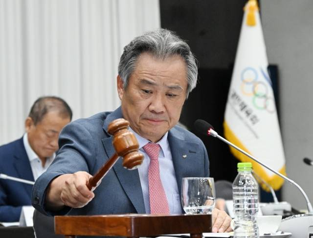 이기흥 대한체육회장. 대한체육회 제공