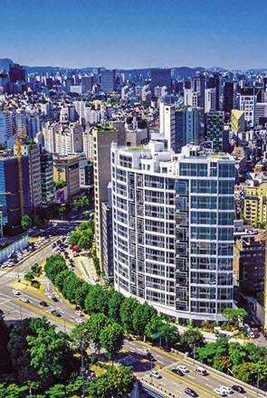 강남구 청담동 ‘더펜트하우스청담’모습 [현대건설 홈페이지 캡처]