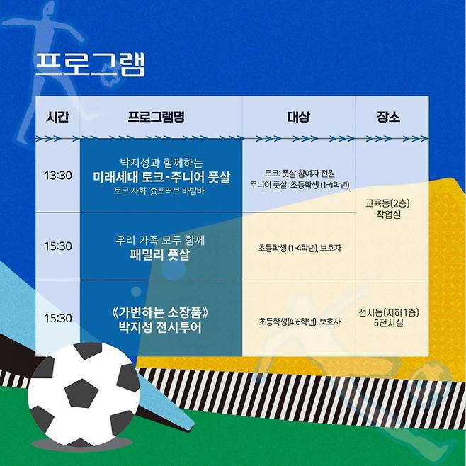 박지성 ‘MMCA 플레이 : 주니어 풋살’ (제공: 국립현대미술관)
