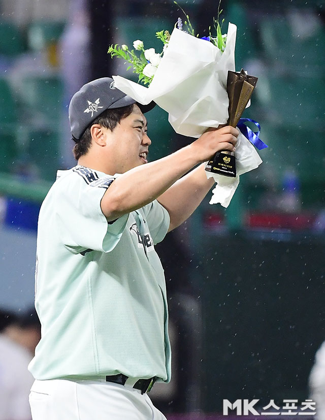 류현진은 2024 올스타전에서 우수 투수상의 영예를 안았다. 사진(인천)=김영구 기자