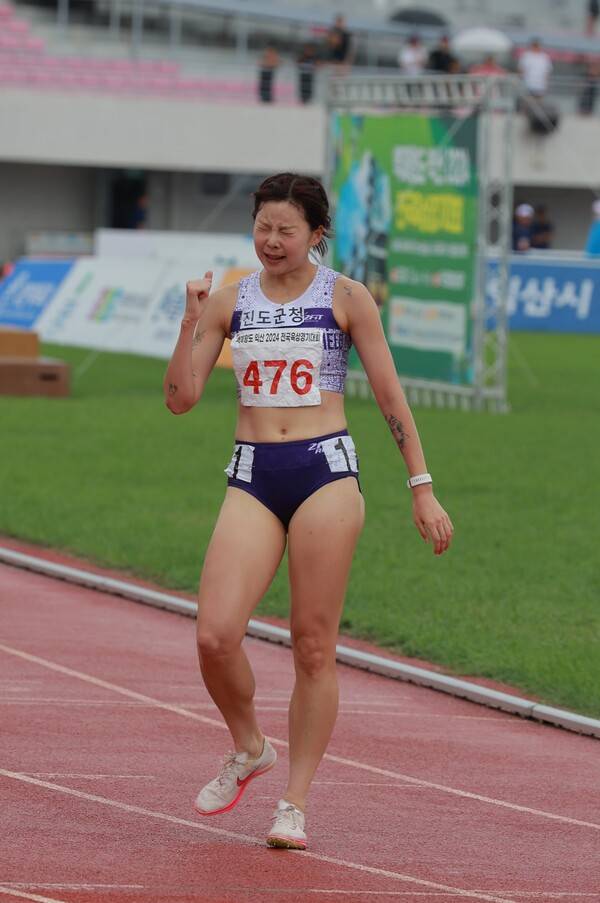 여자부 3000m장애물 우승 남보하나. 사진┃대한육상연맹