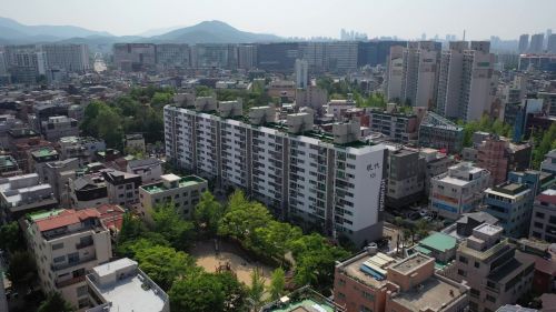 서울 송파구 문정현대 아파트 전경. (제공=쌍용건설)