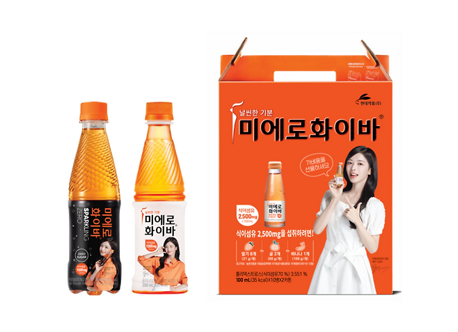 미에로화이바 노정의 배우 한정판 패키지 <사진=현대약품>