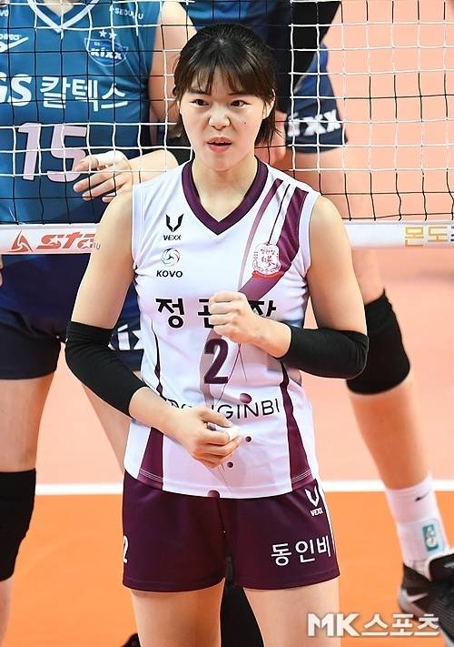 KGC인삼공사에서 뛰던 하효림. 사진=천정환 기자