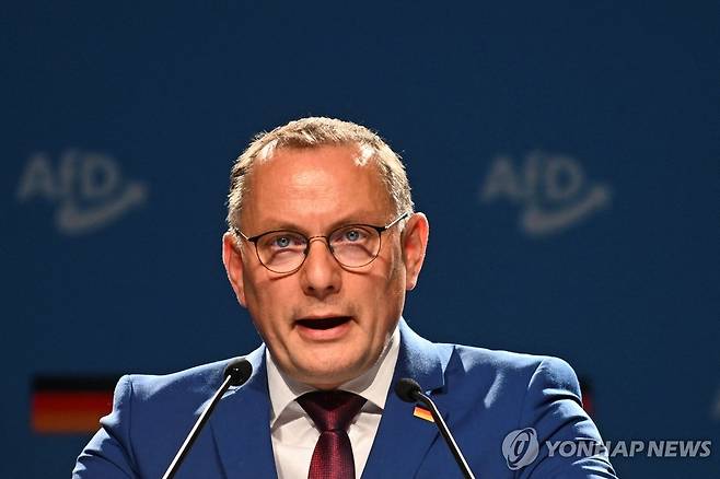 티노 크루팔라 AfD 공동대표 [로이터 연합뉴스 자료사진. 재판매 및 DB 금지]