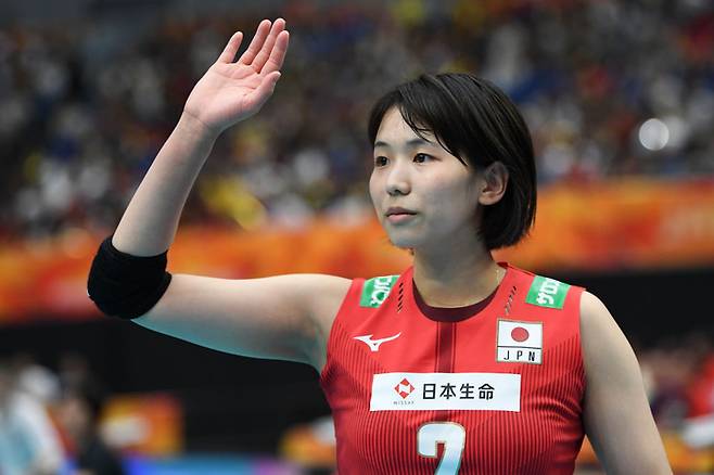 일본 여자배구대표팀 간판 스타 코가 사리나. Getty Images코리아