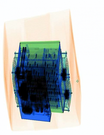 X-ray로 들여다 본 가상자산 채굴기. 관세청 제공