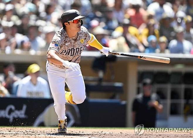 샌디에이고에서 뛰는 김하성 [게티이미지/AFP=연합뉴스]