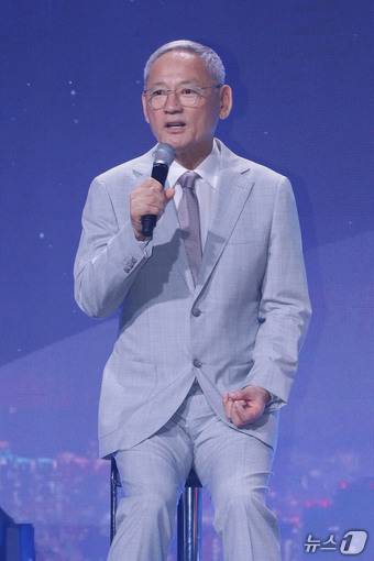 유인촌 문화체육관광부 장관이 11일 서울 용산구 그랜드하얏트호텔에서 열린 2024년 한국관광 명예홍보대사 위촉식에서 인사말을 하고 있다. (공동취재) 2024.7.11/뉴스1 ⓒ News1 오대일 기자