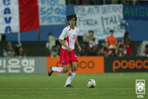 홍명보(당시 2002 한일 월드컵). 대한축구협회 제공