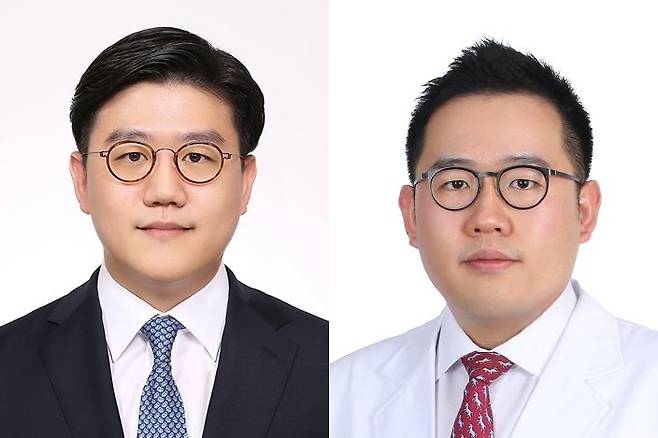 [서울=뉴시스] (왼쪽부터) 경희대 생체의공학과 박기주 교수, 고려대 의과대학 핵의학과 박기수 교수 (사진=경희대 제공) *재판매 및 DB 금지