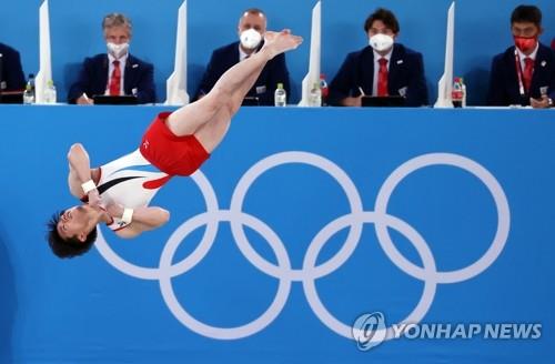 도쿄 올림픽 마루운동 결승에 출전한 김한솔 [연합뉴스 자료사진]